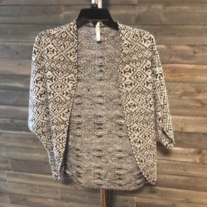 Aztec pattern cardigan